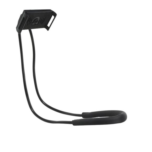 Black Hanging Neck Phone Holder Lazy Bracket Mount Stand Rotating Bendable NWOT - Picture 3 of 5